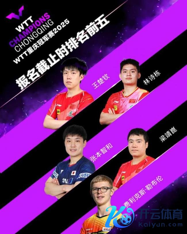 王楚钦孙颖莎领衔重庆冠军赛声势